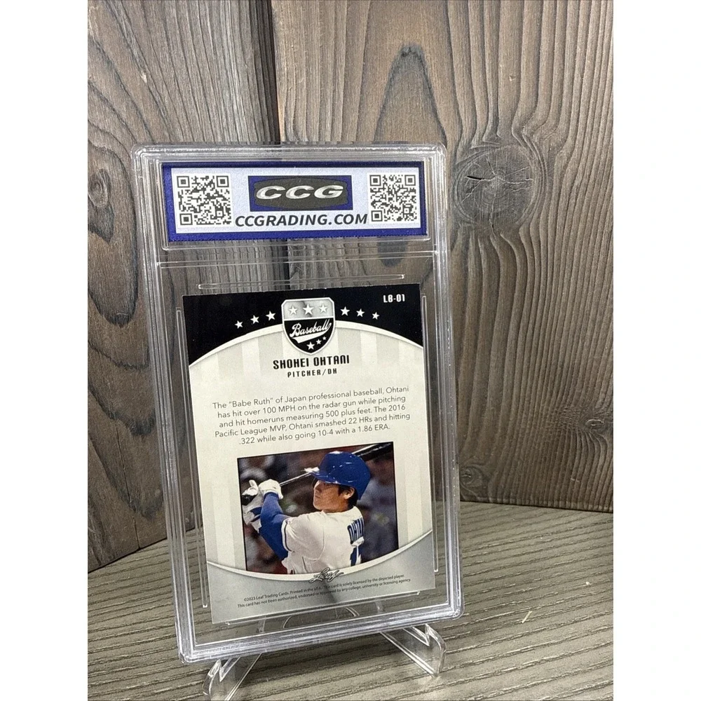 2023 Leaf Shohei Ohtani #LB-01 CCG 10‎ Gem Mint Dodgers